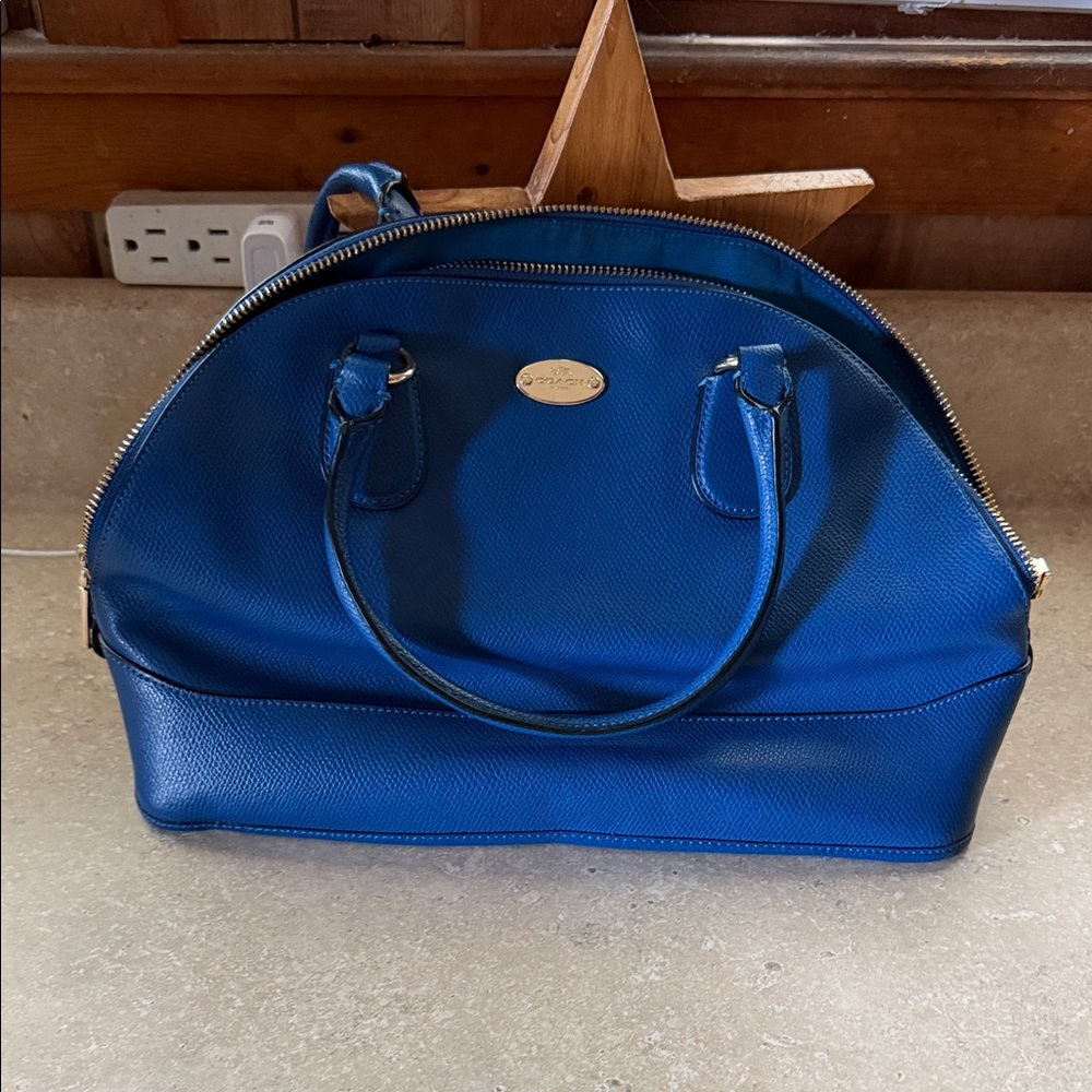 Coach Royal Blue Satchel